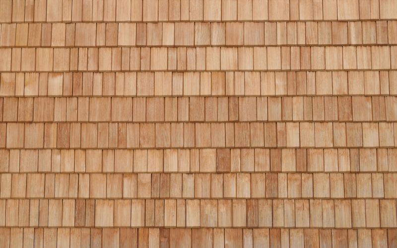 Multiple Rows of Cedar Shakes